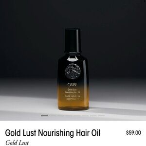 Oribe Gold Lust Hair Oil - Black and Gold